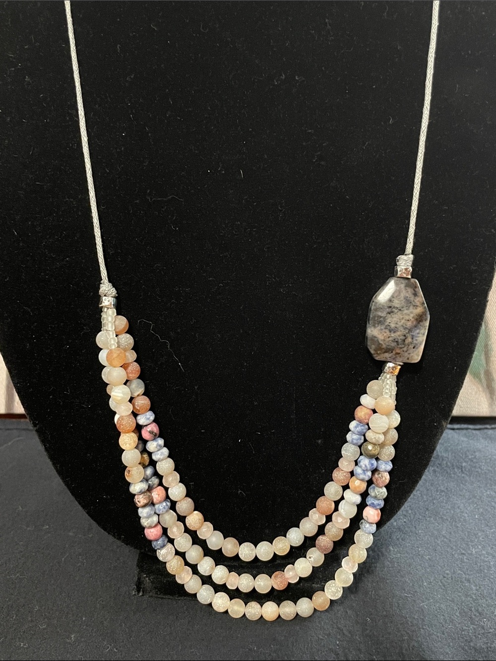 JJill Multi Colored Bead Necklace